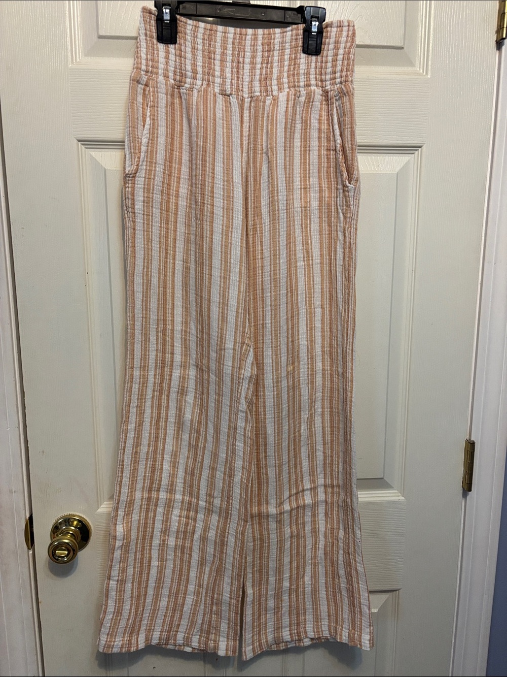 Billabong Women’s Striped Linen Pants Medium